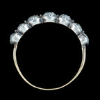Antique Georgian Diamond Half Eternity Ring 0.85ct Total