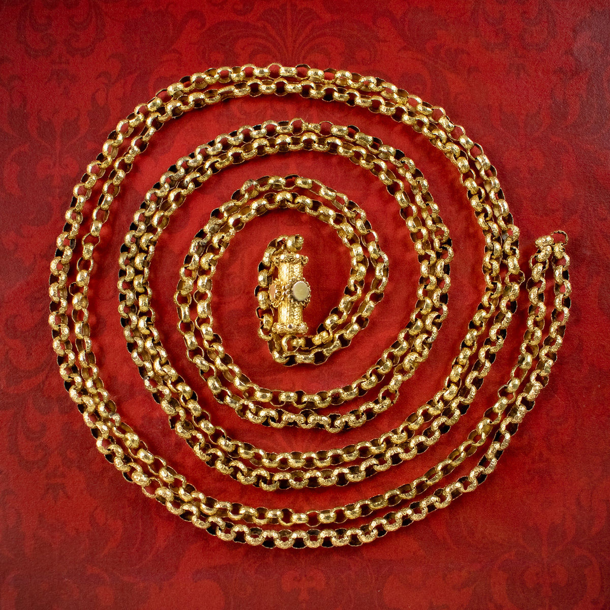 Antique Georgian Guard Chain 18ct Gold
