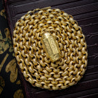 Antique Georgian Guard Chain Pinchbeck 18ct Gold 
