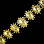 Antique Georgian Yellow Topaz Necklace 18ct Gold 