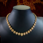 Antique Georgian Yellow Topaz Necklace 18ct Gold 