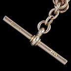 Antique Victorian Albert Chain 9ct Gold With T-Bar