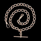 Antique Victorian Albert Chain 9ct Gold