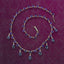 Antique Victorian Amethyst Fringe Dropper Necklace 18ct Gold