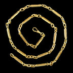 Antique Victorian Chain Necklace 15ct Gold 22.5 Inch