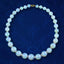 Antique Victorian Chunky Opal Bead Necklace 9ct Gold Clasp