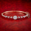 Antique Victorian Diamond Bangle 18ct Gold 1ct Total