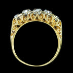 Antique Victorian Diamond Five Stone Ring 1ct Total