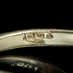 Antique Victorian Diamond Navette Cluster Ring 1.5ct Total