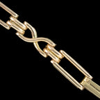 Antique Victorian Diamond Sapphire Pearl Bracelet Silver 18ct Gold