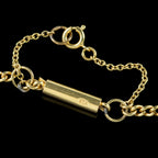 Antique Victorian Garnet Dropper Necklace 9ct Gold