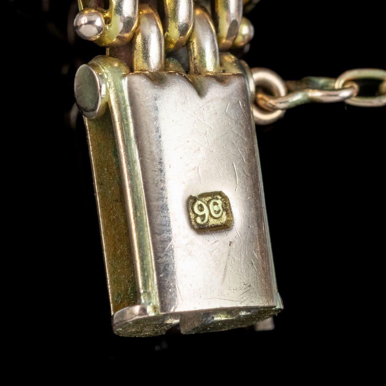 Antique Victorian Gate Bracelet 9ct Gold