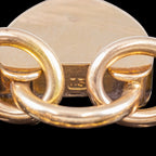 Antique Victorian Heart Lock And Key Bracelet 15ct Gold 