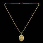Antique Victorian Locket Necklace 15ct Gold