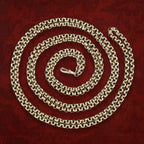 Antique Victorian Long Guard Chain 9ct Gold