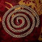 Antique Victorian Long Guard Chain 9ct Gold