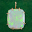 Antique Victorian Opal Pendant 18ct Gold 20.6ct Opal