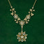Antique Victorian Pearl Flower Lavaliere Pendant Necklace 15ct Gold 