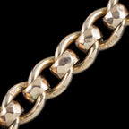 Antique Victorian Rollerball Albert Chain 9ct Gold 