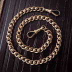 Antique Victorian Rollerball Albert Chain 9ct Gold 