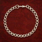 Antique Victorian Rollerball Albert Chain Bracelet 9ct Gold