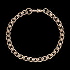 Antique Victorian Rollerball Albert Chain Bracelet 9ct Gold