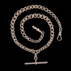 Antique Victorian Rollerball Albert Chain 9ct Gold