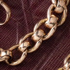Antique Victorian Rollerball Albert Chain 9ct Gold