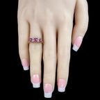 Antique Victorian Ruby Diamond Ring 1.4ct Ruby