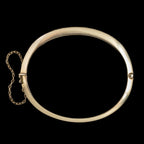 Antique Victorian Sapphire Diamond Bangle 15ct Gold 