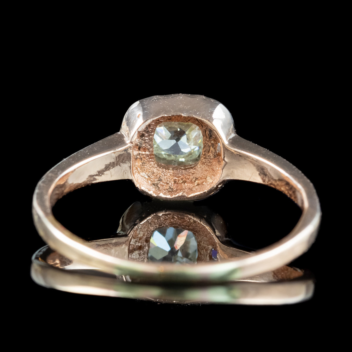 Antique Victorian Diamond Cluster Ring 1ct Total
