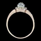 Antique Victorian Diamond Cluster Ring 1ct Total