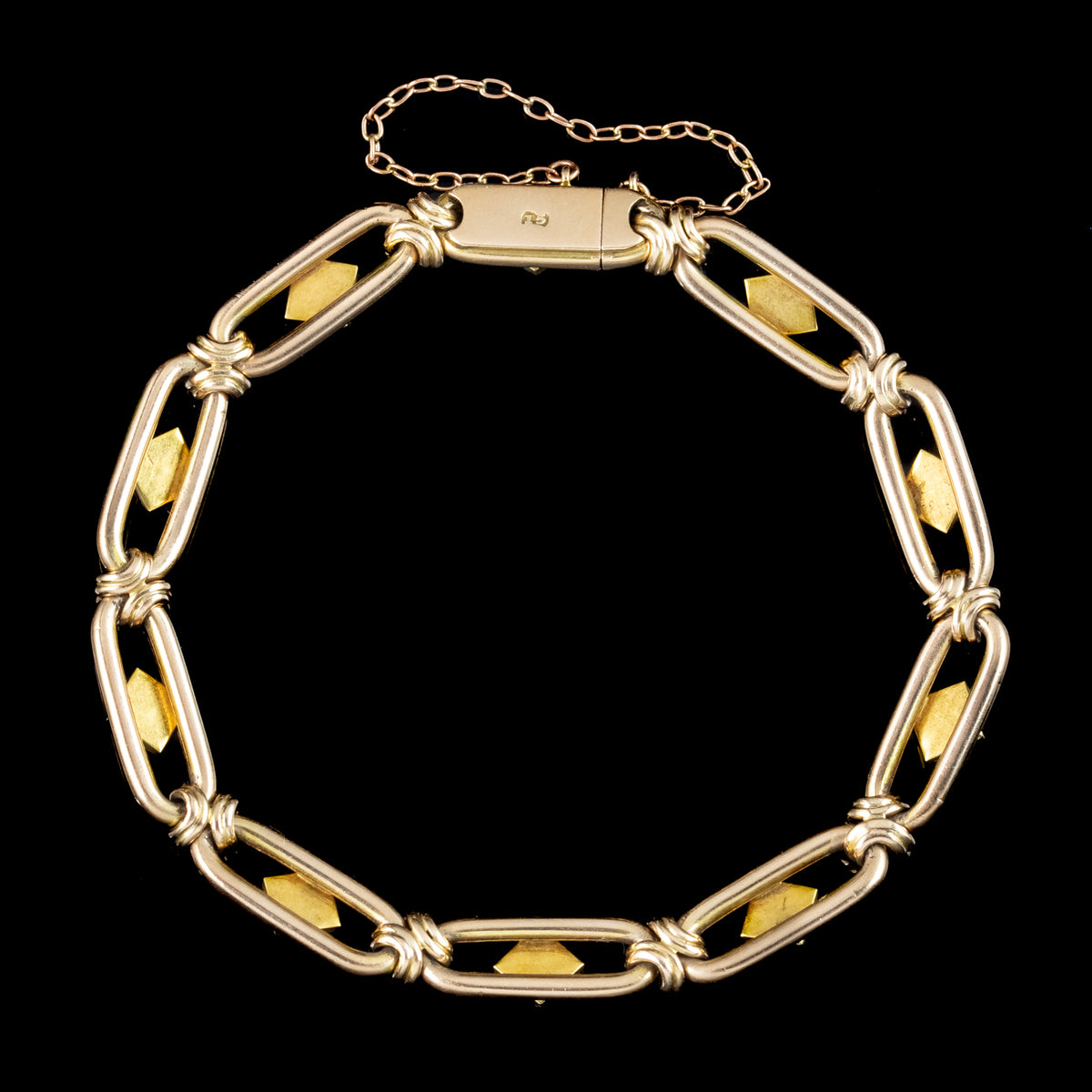 Antique Victorian Turquoise Bracelet 15ct Gold 