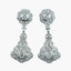 Antique Art Deco Diamond Earrings Night And Day 2.9ct Total