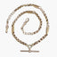 Antique Edwardian Albert Chain Necklace 9ct Gold 17.8 Inch