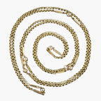 Antique Victorian Guard Chain Necklace 9ct Gold 58 Inch