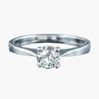 Antique Edwardian Diamond Solitaire Ring 0.75ct Diamond