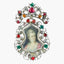 Antique Queen Anne Paste Portrait Brooch Pendant Silver Circa 1710 Boxed