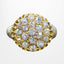 Antique Victorian Diamond Cluster Ring 1.2ct Total Dated 1841