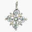 Antique Victorian Diamond Pearl Pendant 1.5ct Of Diamond