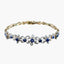Antique Victorian Diamond Sapphire Pearl Bracelet Silver 18ct Gold