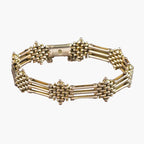 Antique Victorian Gate Bracelet 9ct Gold