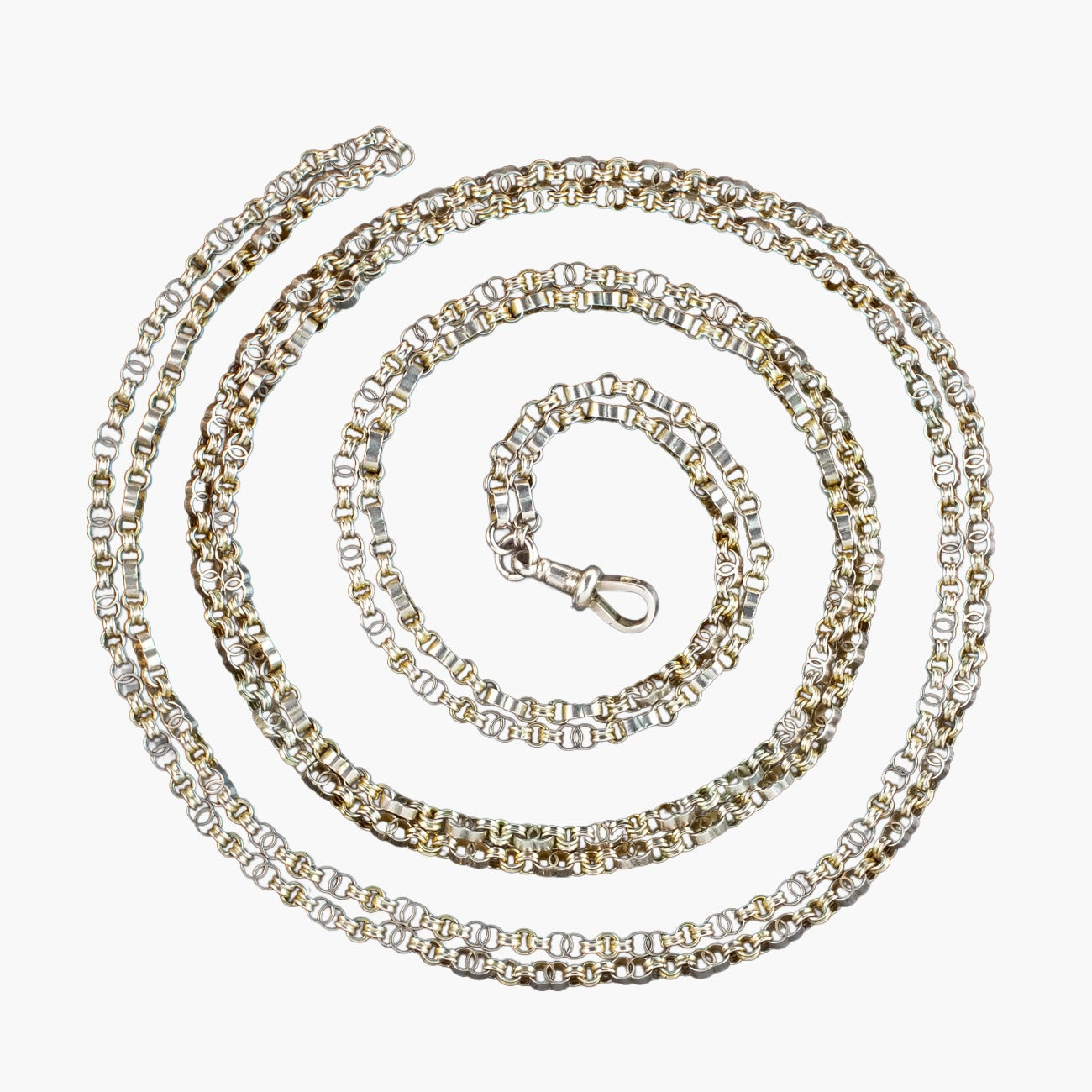 Antique Victorian Guard Chain 9ct Gold