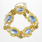 Antique Victorian Moonstone Bracelet 18ct Gold