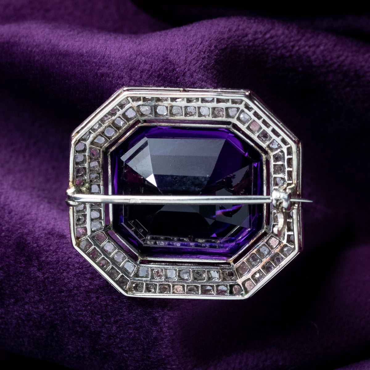 Art-Deco-Amethyst-Diamond-Brooch-social
