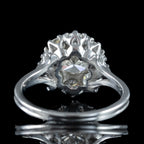 Art Deco Diamond Cluster Ring 2.2ct Total 