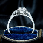 Art Deco Diamond Five Stone Ring 1.67ct Total