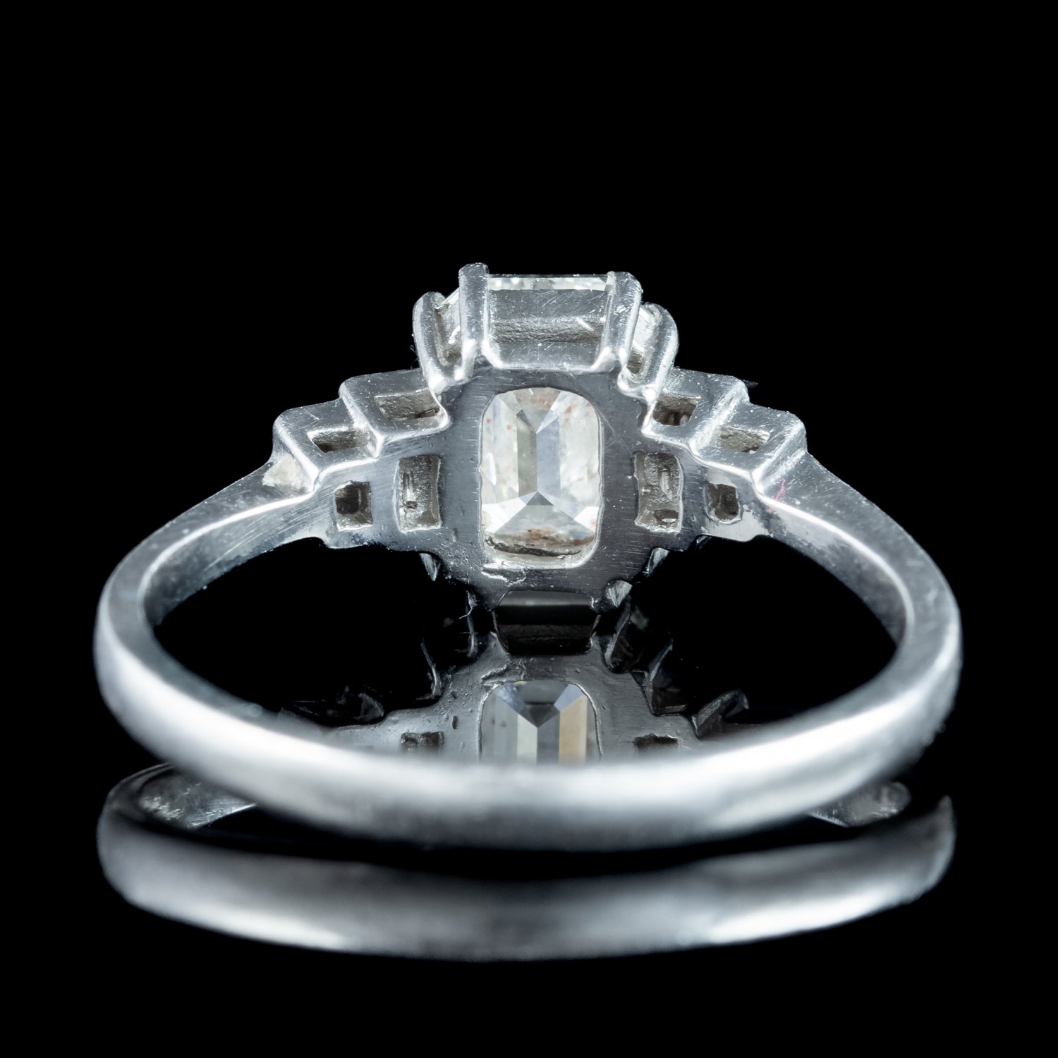 Art Deco Diamond Five Stone Ring 1.67ct Total