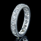 Art Deco Diamond Full Eternity Ring 1.8ct Total