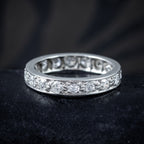 Art Deco Diamond Full Eternity Ring 1.8ct Total